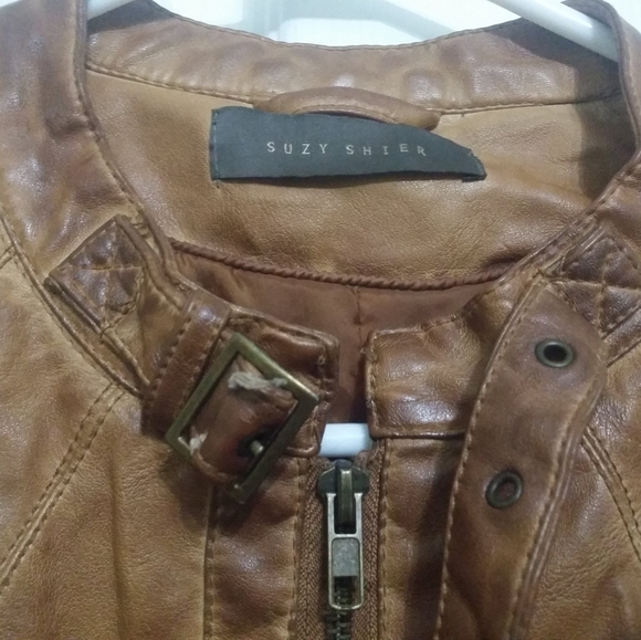 Faux leather jacket - Picture 5 of 9
